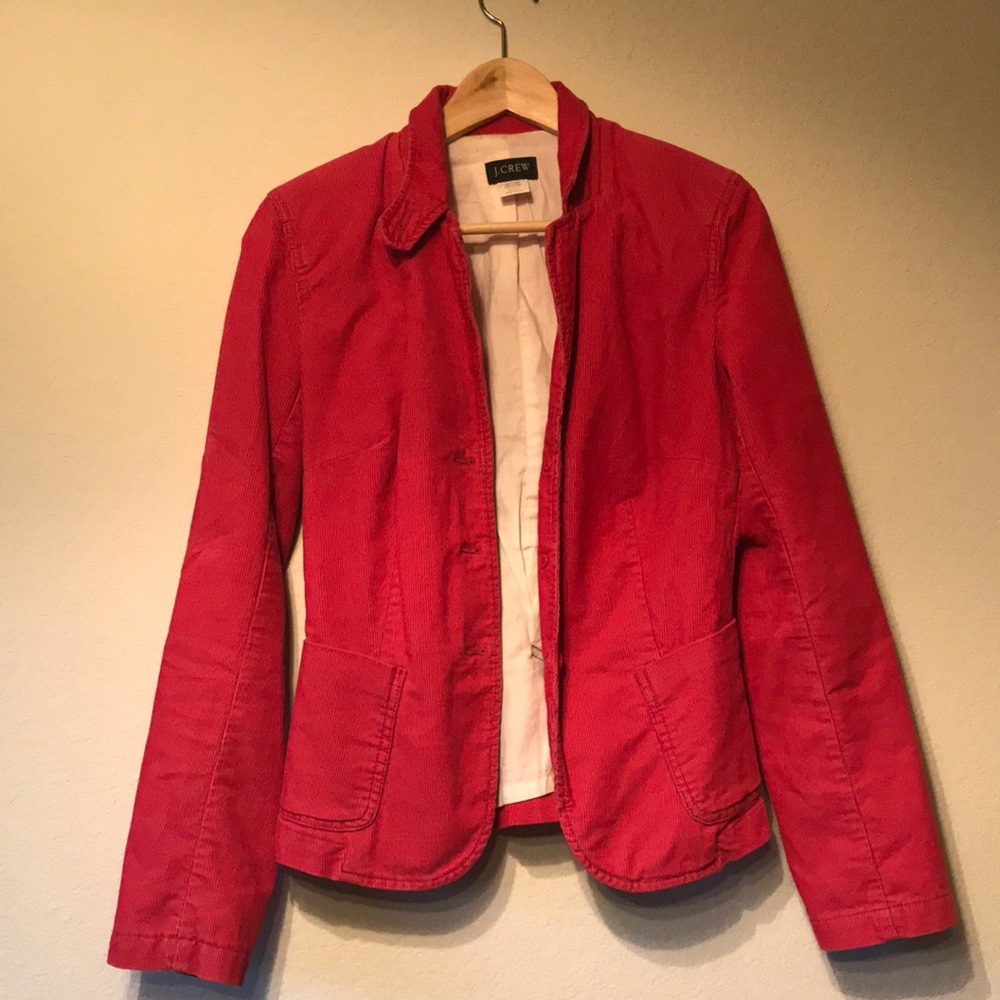 VINTAGE CORAL CORDUROY JACKET